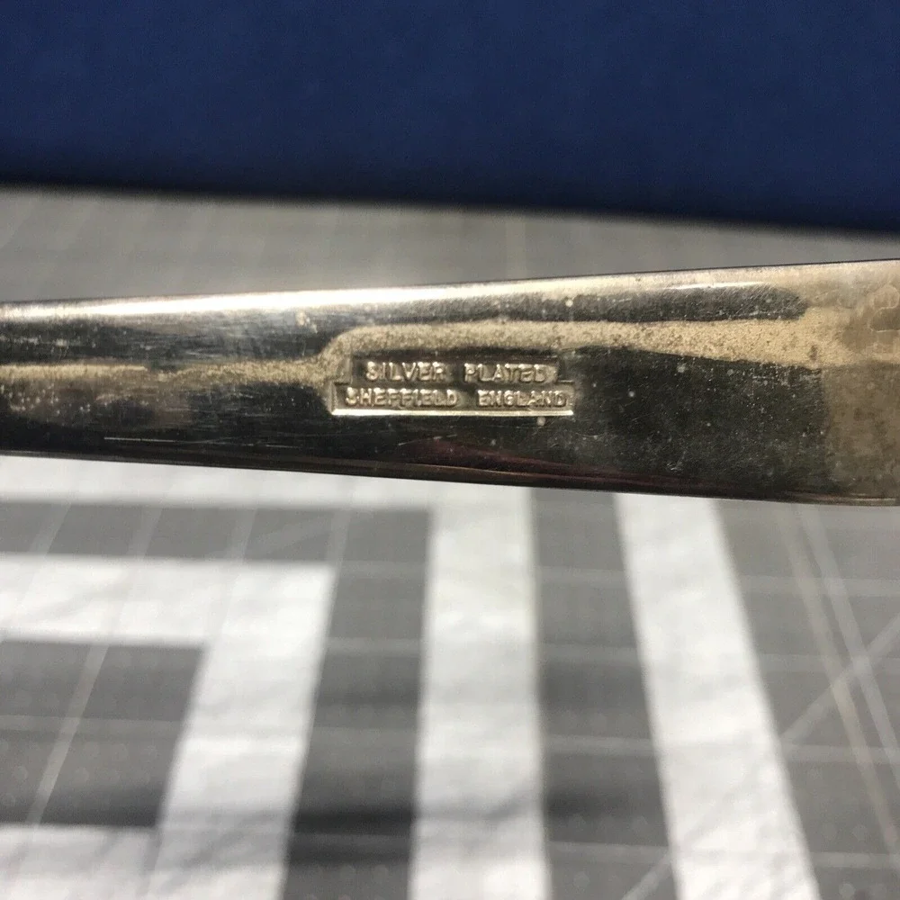 Serving Spoon Silver Plated Long-Handled Sheffield England 11